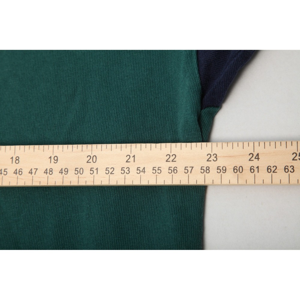 Vintage Champion Atlanta 1996 Olympics Rugby Polo Shirt Long Sleeve Green Navy - Picture 8 of 11